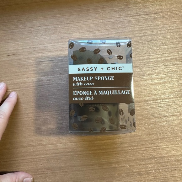 Coffee Cup Make Up Sponge Holder and Sponge Brown  NWT (4) - Picture 2 of 4